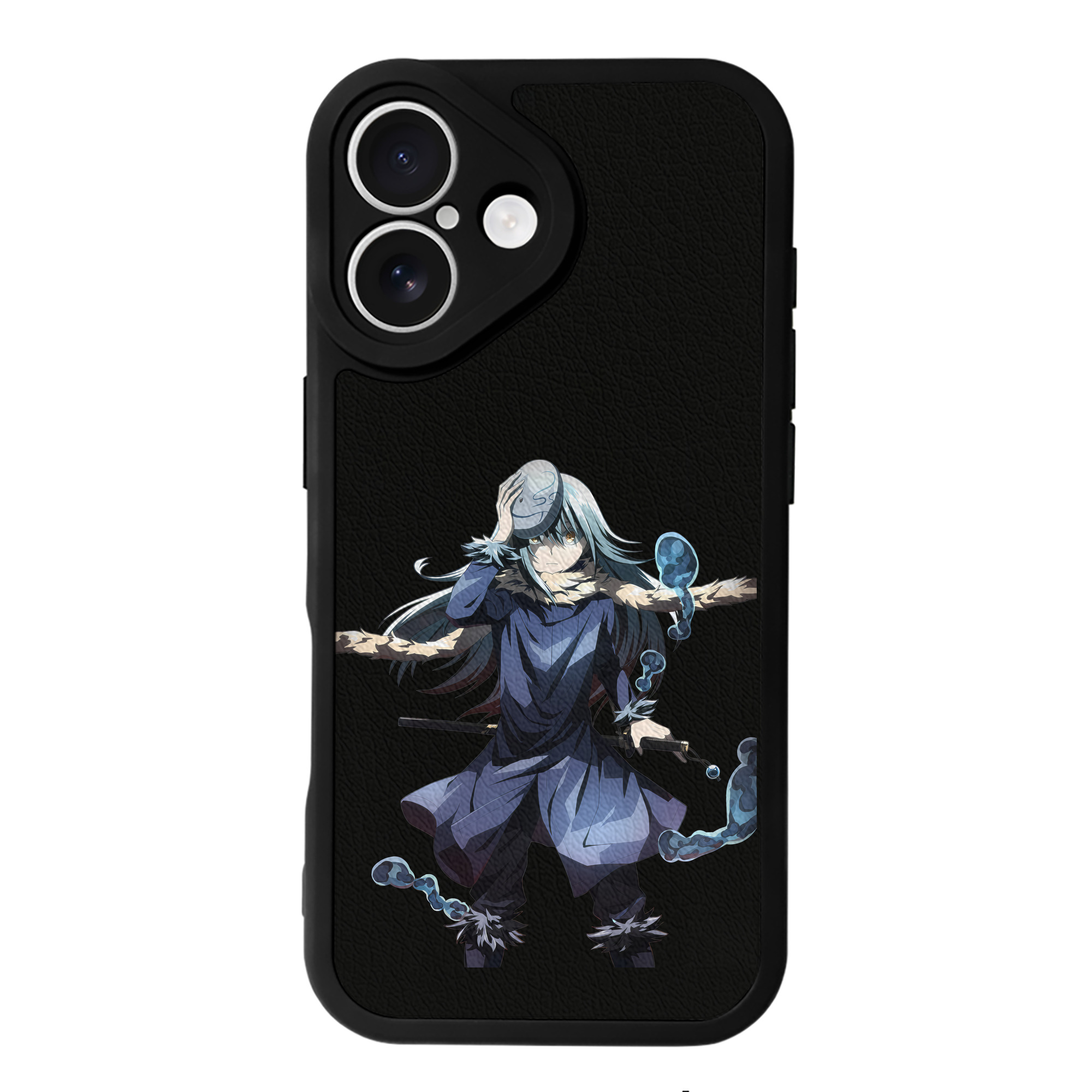 （画像用） 転スラ Regarding Reincarnated to Slime 【iPhone 16シリーズ対応】シリコンスマホケース（レザー調） 材質：シリコン